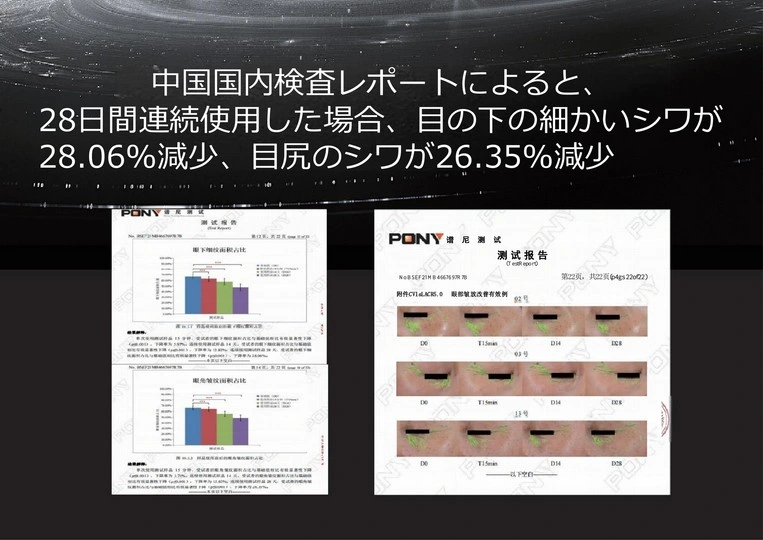 継続使用後の試験関連資料